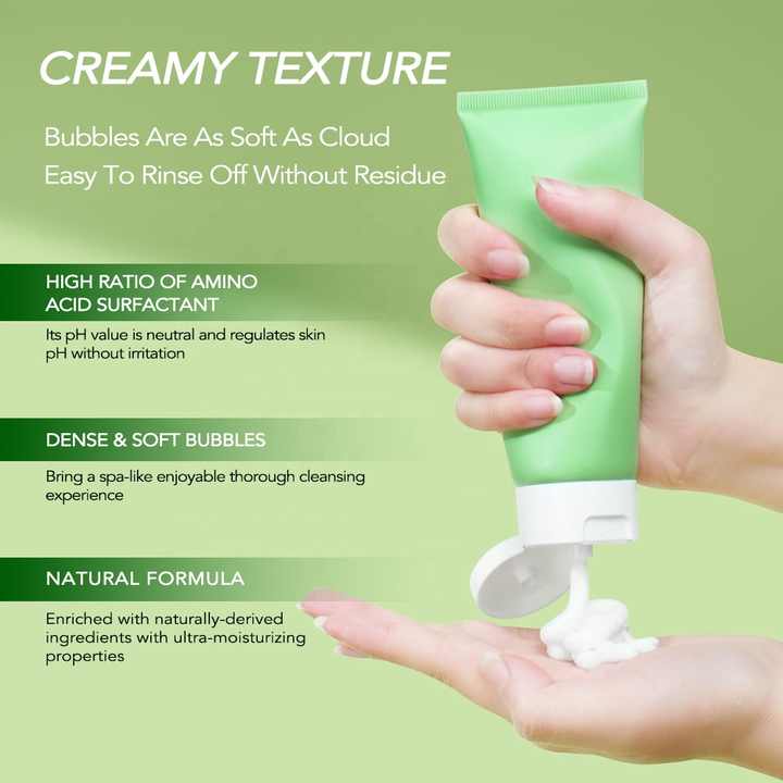 Facial Cleanser for Men and Women Deep Cleansing Shrinking Pores Moisturizing and Moisturizing Face Wash