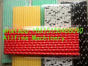 Wholesale High Speed Multi-Cutters Paper Drinking Straw Making Machine from china suppliers