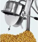 Stainless Steel Electrical Commercial Popcorn Maker Machine Twin Pot Table Top