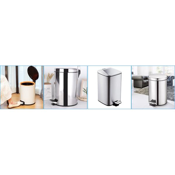 30L 50L 80L 100L New Bare Household Small Pop up Garbage Can Foot Pedal Trash Can Kitchen Plastic Waste Bin