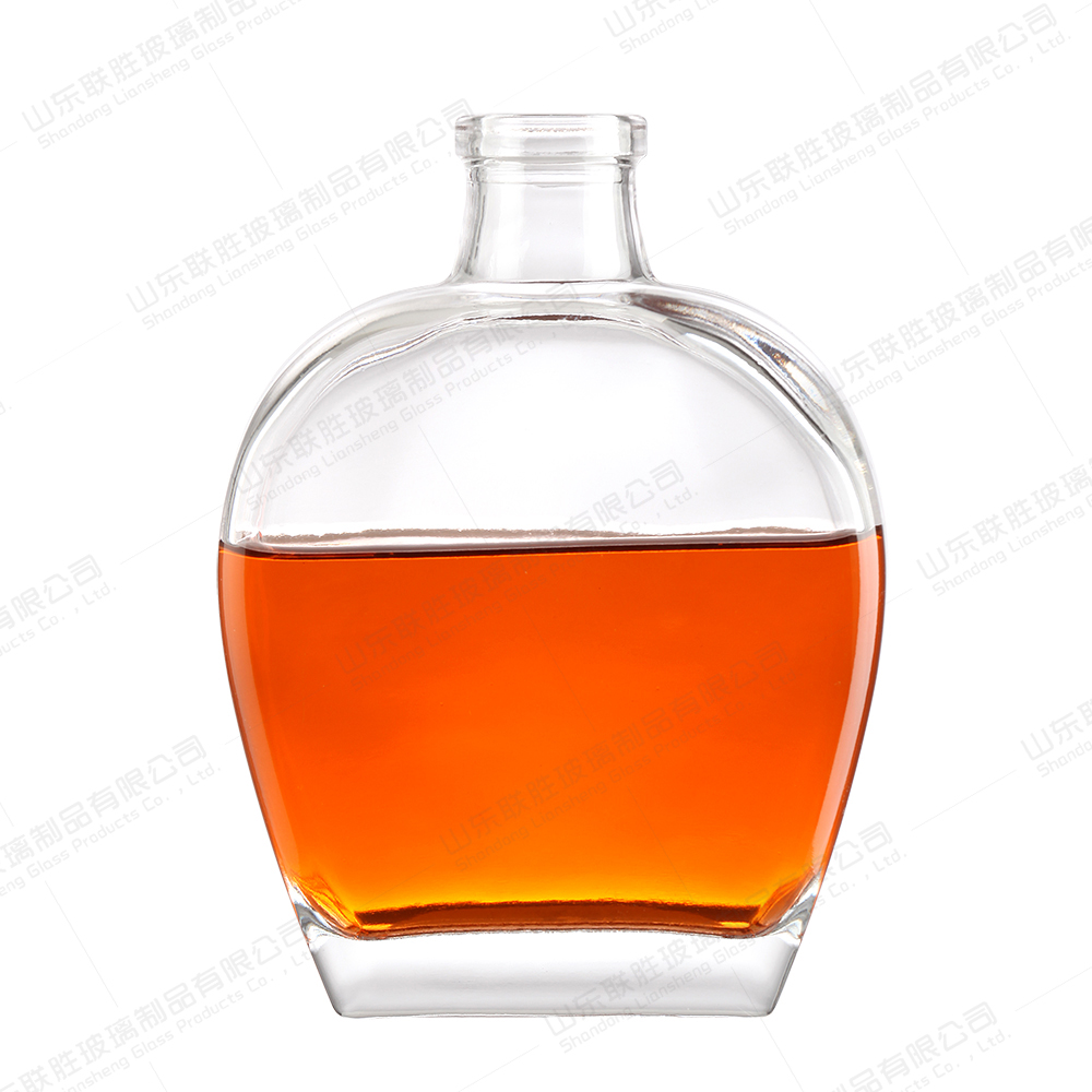 Transparent Wine Glass Empty Bottles 70cl Glass Bottle for Spiritueux Vodka Whisky