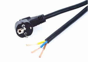 Wholesale European 3pin power cord no end cabale availavle UL ,RHOS ,CE and so on 1m/2m/3m from china suppliers
