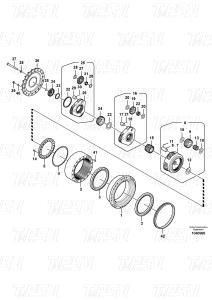 Wholesale Hydraulic Swing Motor Travel Motor Drive VOE14667677 EC300D Excavator Final Drive Catalog Parts for Performance from china suppliers