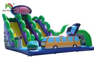 Wholesale Customized PVC Blow Up Escape From Carnivorous Plant Dry Slide For Rentals from china suppliers