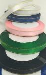 High Tenacity Satin Ribbons Pink Golden Edge Ribbon Hholesale Gift Packaging