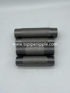Wholesale Galvanized Carbon Steel Pipe Nipples DIN2999 ISO 7/1 BS 21 Thread from china suppliers
