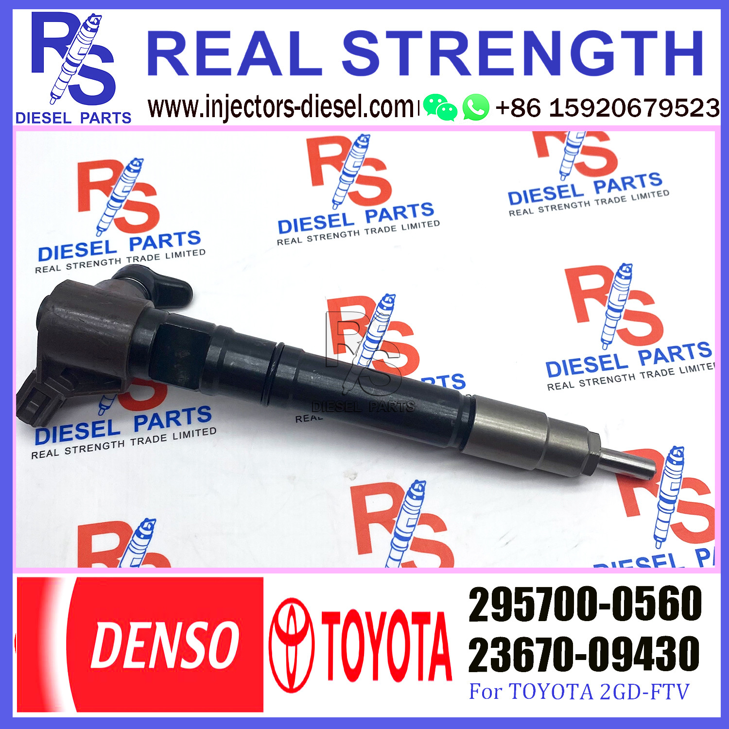 Common Rail Diesel Injector 23670-0E020 23670-09430 For Toyota Hilux 2GD