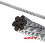 7x19 Construction AISI 316 Stainless Steel Wire Rope For Ship / Offshore