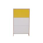Yellow Flip Design 107cm 18KG Wood Shoe Organizers