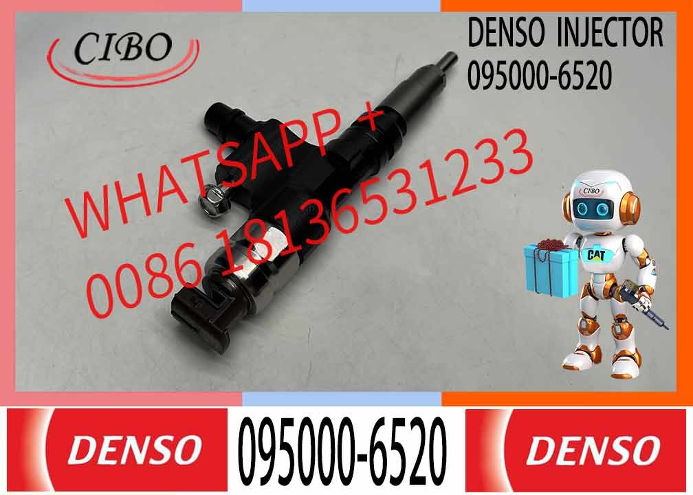 High Quality Diesel Fuel Injector 095000-6520 Common Rail Injector 23670-E0090 095000-6521 For To-yota Dyna 200 Hino