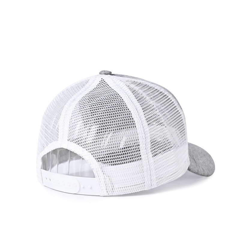 Unisex 5 Panel Sports Trucker Cap Polyester Mesh Embroidery Logo