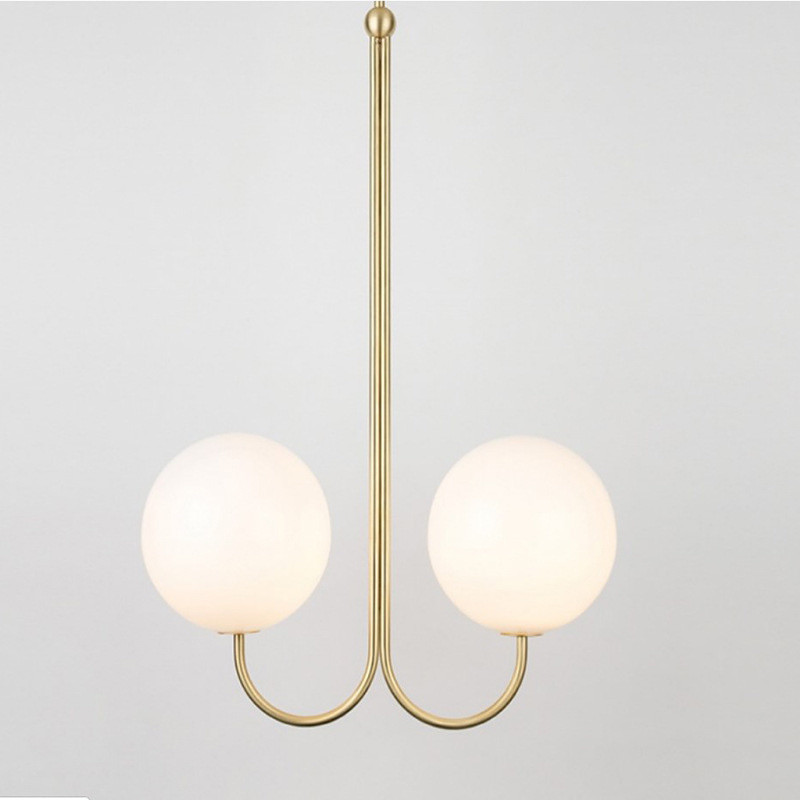 Elegant Glass Balls Pendant Lamp Dining Room Kitchen Restaurant Angle Pendant Light(WH-GP-151)