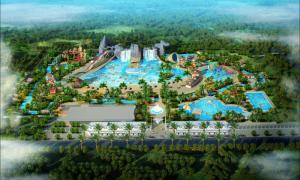 Wholesale Vison Hotspring Waterpark Project , Fiberglass Water Park Equipment / Customized Aqua Park Project from china suppliers