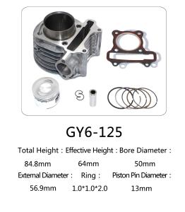 Wholesale Durable Aftermarket Motorcycle Cylinder Kit GY6 125 For Honda Halma 125 Scooter from china suppliers
