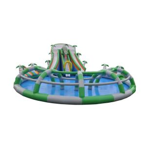 Wholesale Multicolor Inflatable Water Theme Park Playground Heat Resistance High Safety from china suppliers