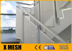 Wholesale 1.22 X 2.44m Size Stainless Steel Perforated Metal Mesh Round Hole Shape For Stairs from china suppliers