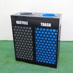800mm 60l Dual Compartment Bin