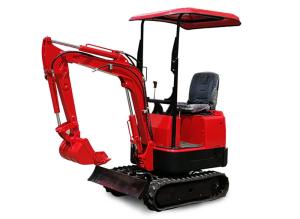 Wholesale Red Color Mini Excavator Machine For Foundation Construction from china suppliers