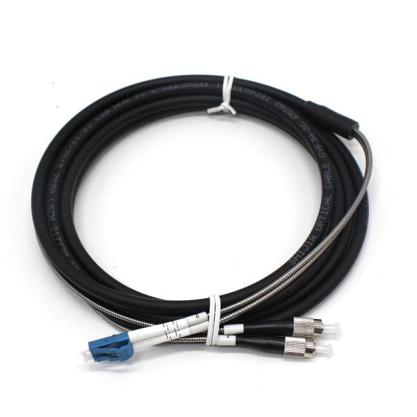 LC- LC Armored Fiber Optic Patch Cable Manufacturer Indoor Outdoor RRU RRH CPRI