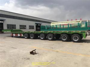 Wholesale 6 Axles Heavy Duty Semi Trailers Loading 100t Heavy Low Bed Container Trailer from china suppliers
