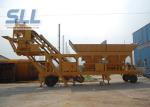 Twin Shaft Mini Mobile Concrete Batching Plant For Construction Machinery