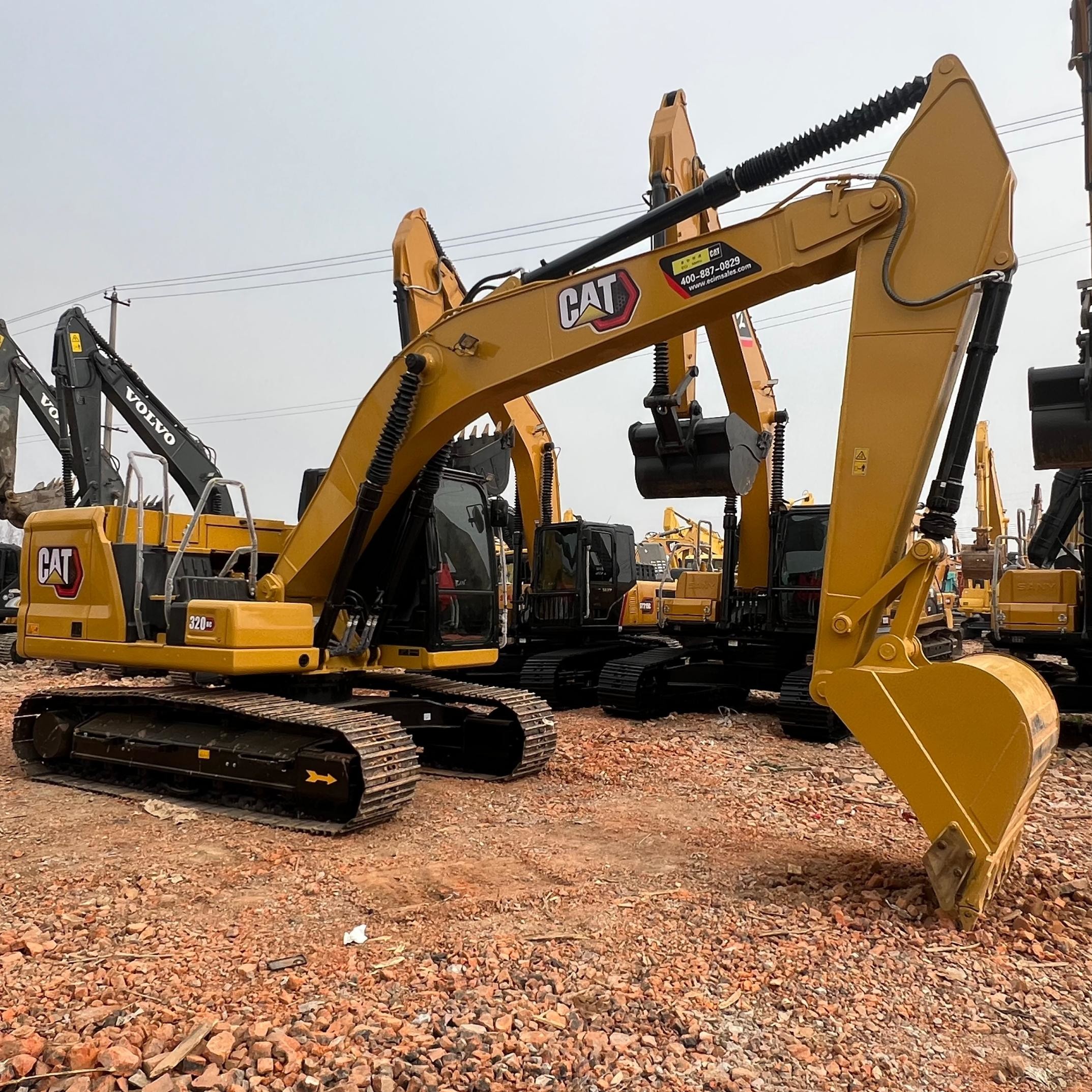 Cat 320gc Excavator 20 Ton Crawler Digger Medium Used Earthmoving Machinery