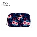 Fashion Custom Vintage Floral Printed Small Private Label Makeup Bag for Travel