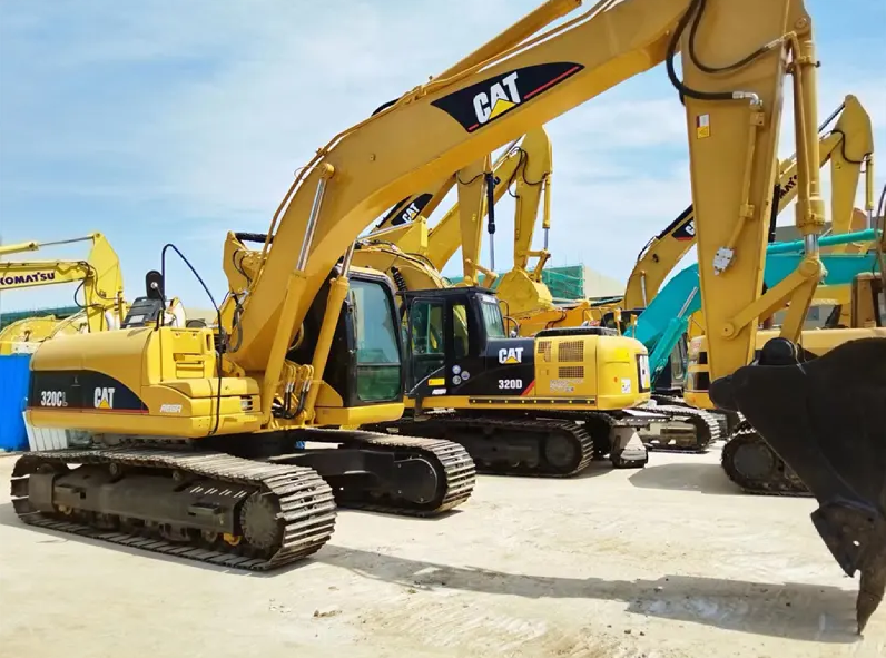 Used Cat 320d 320dl 330 325 Digger High Operating Efficiency Max Digging Radius 2450mm