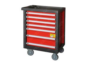 Wholesale Red Black 7 Drawers Metal Premium Tool Chest Cylinder Lock Multifunctional from china suppliers