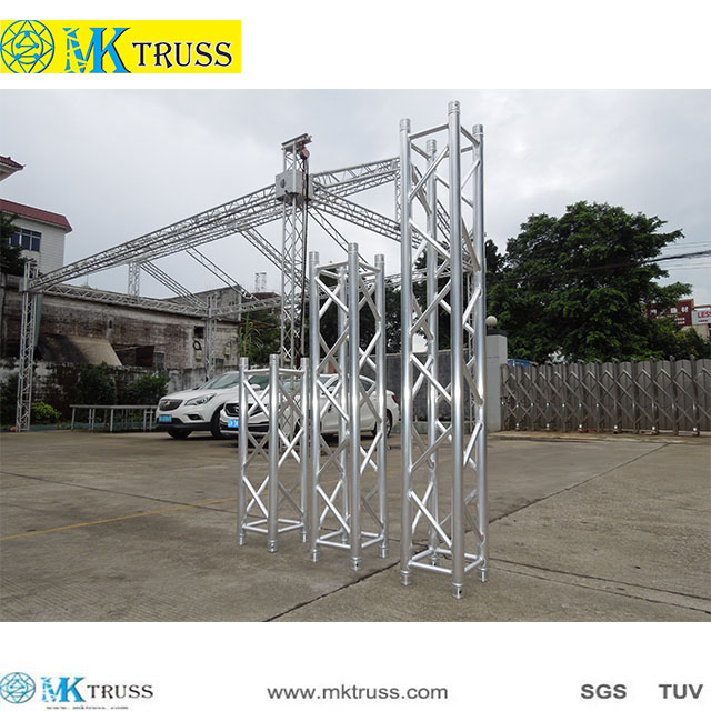 Trade Show Truss Lighting Main Tube 50*2mm/50*3mm/50*4mm 400*400*2500mm