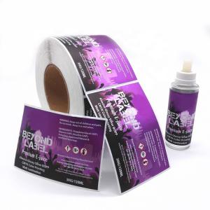 Wholesale Strong Adhesive Sticky 30x65mm Glass Vial Labels Weatherproof from china suppliers