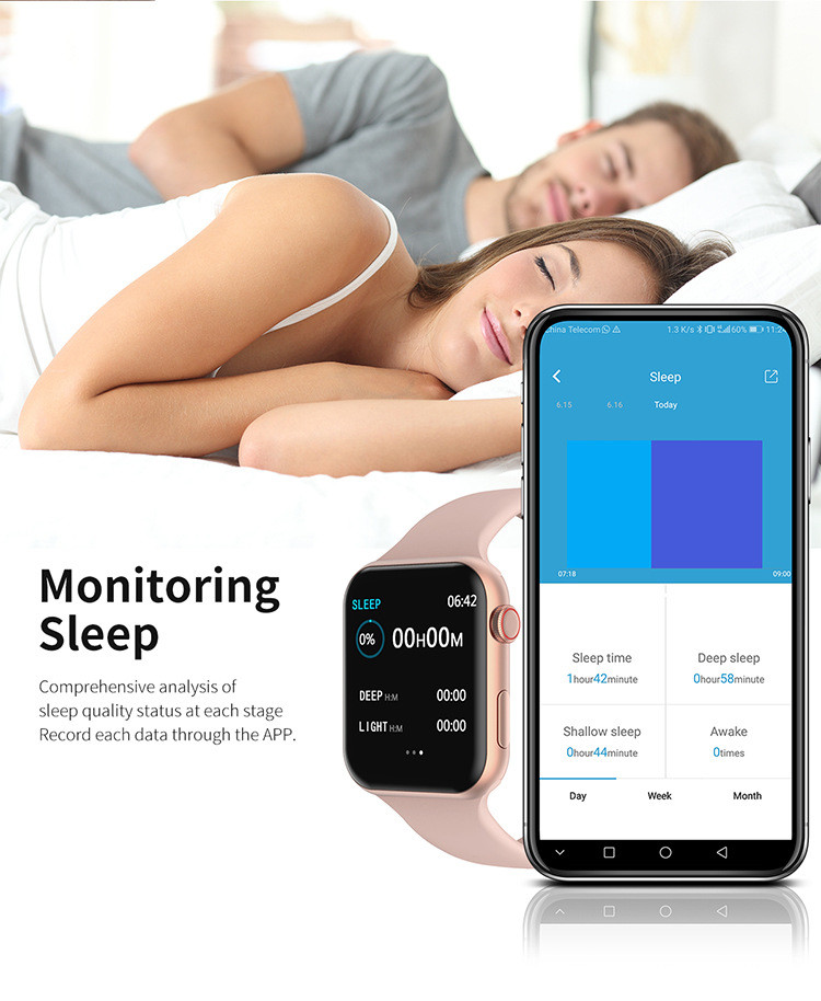 Black Wallpaper Smartwatch For Women Real Time Weather Forecast / Heart Rate Monitor
