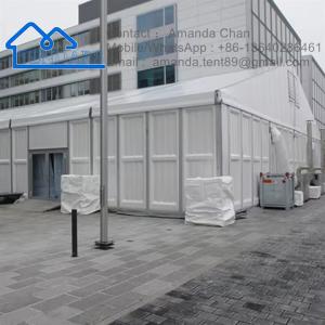 Wholesale Best Price Aluminum Steel Sandwich Wall Warehouse Tent For Storage With Custom Door from china suppliers