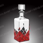 Crystal White Flint Cognac Glass Bottle 750ML For Luxury Liquor And Spirit