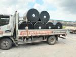 Black EVA Foam Filled Fenders Flange Type For Boat And Yacht