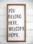 Home Decoration Wall Sign Sayings , Hanging Personalized Wood Family Signs
