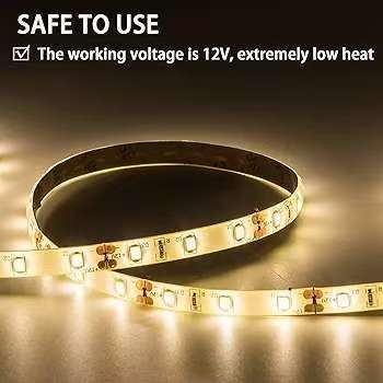 Flexible LED Strip Lights 600 Units LEDs LED Strips Waterproof 12 Volt LED Light Strips Pack Of 16.4ft/5m for Holiday Home Party Indoor Outdoor