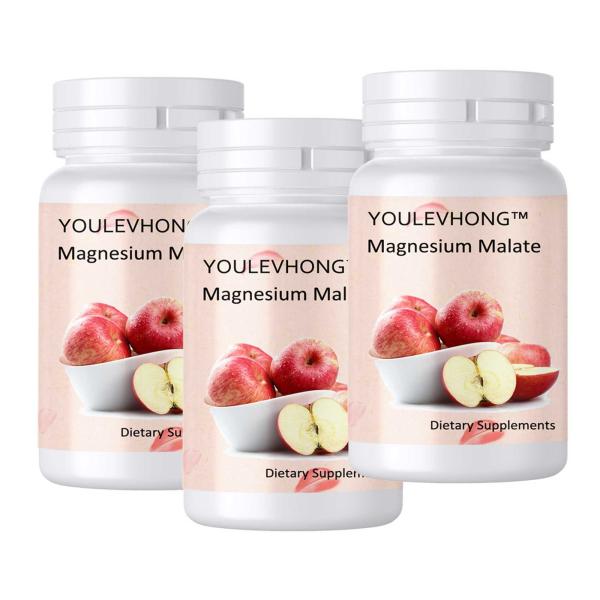 Natural Heralth Malic Acid And Magnesium Malate Supplement Gluten Free 30