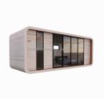 Family Living Wooden Floor 20ft Seashore Holiday Special Shaped House with