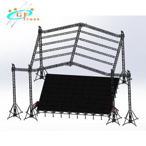 Wholesale Exhibition Stage Lighting Bolt Truss Frame Structure Aluminum Light Truss from china suppliers