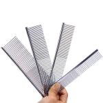 Stainless Steel Pet Grooming Tool Poodle Finishing Butter Comb For Cat Dog Pet