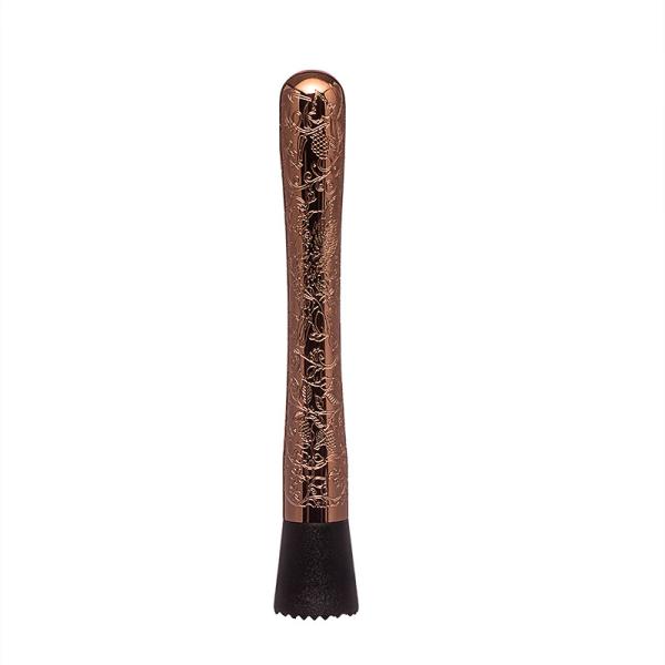Fairy And Castle Style Shiny Copper Plating Stainless Steel Cocktail Muddler Bar