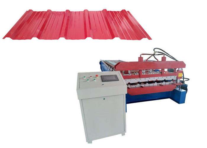 Automatic trapezoidal Iron Steel Roofing Sheet Metal Roll Forming Machines for philippines
