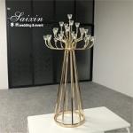 New Design 25 Arms Candelabra Wedding Decoration Silver Candle Holder Metal