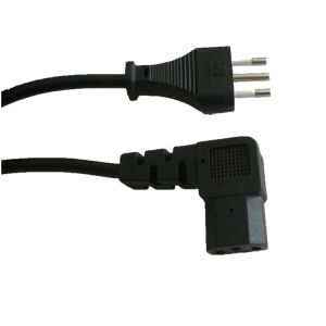 China Italian power supply cord with angled C13 on sale