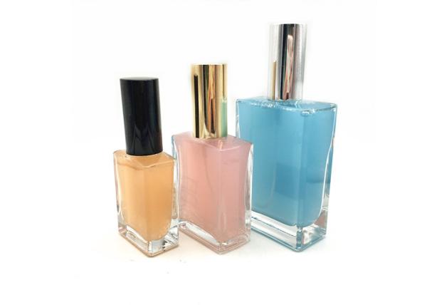 100ml Refillable Glass Perfume Bottle , Custom Color Refillable Glass Scent