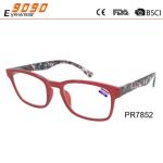 New style fashion competitive price Color plastic reading glasses, spring hinge