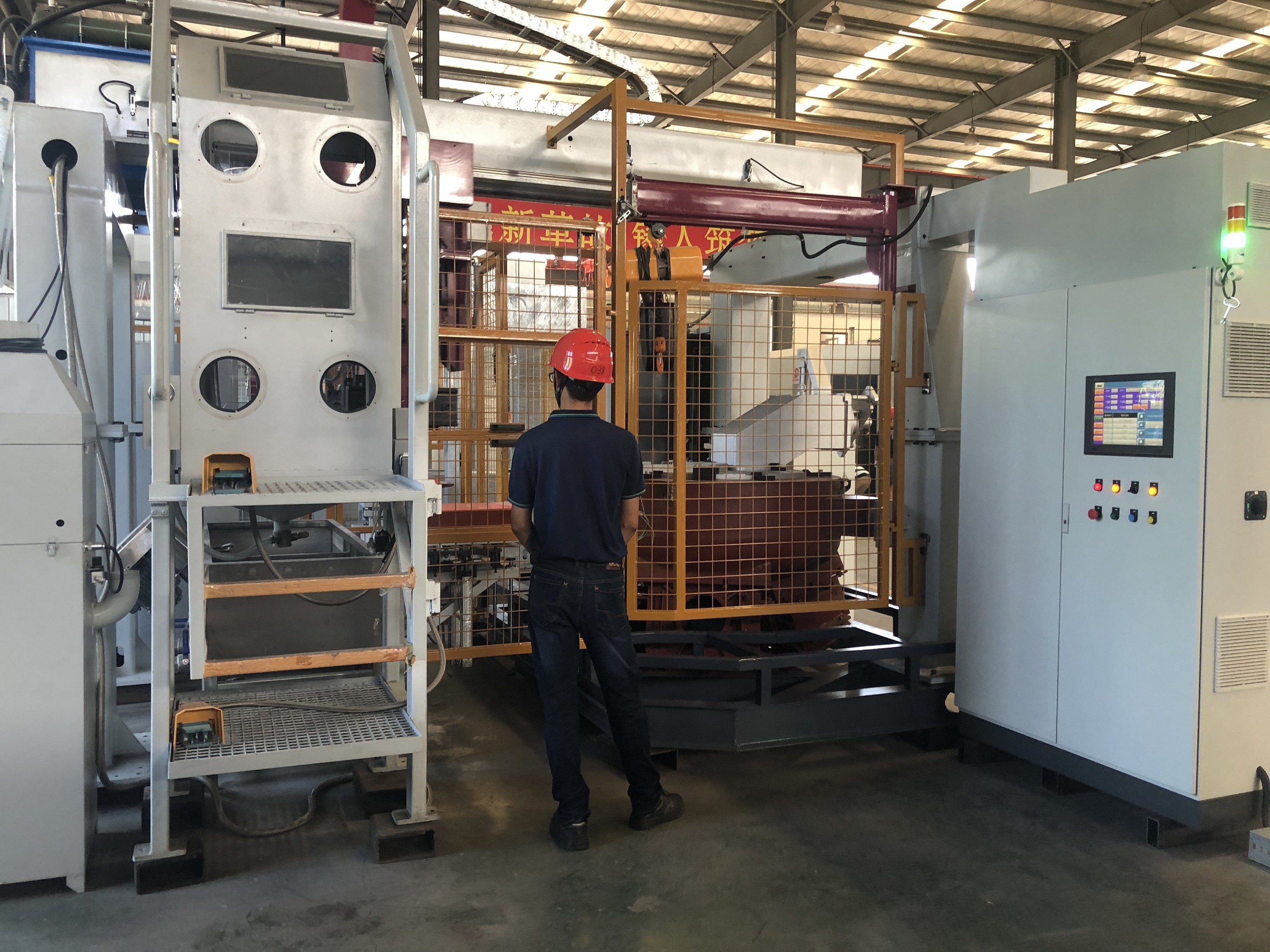Intelligent One Manipulator Low Pressure Die Casting Machine for Brass Water Tap