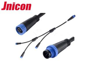 Wholesale Mini Y Shape Outdoor Waterproof Connectors Four Ways Male Female IP68 Screw Locking from china suppliers