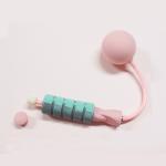 PVC 70mm Dia Cordless Indoor Jump Rope Women